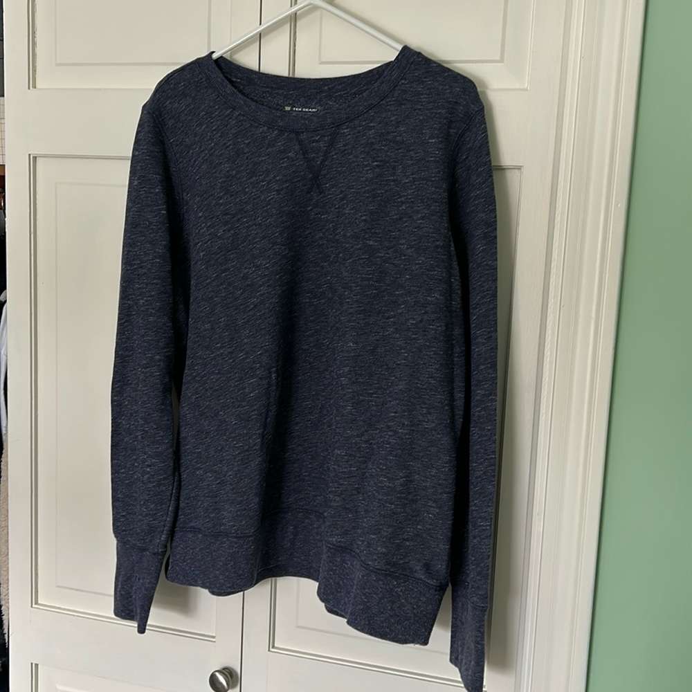 Tek Gear Blue XXL Ultrasoft Fleece Crewneck Sweatshirt